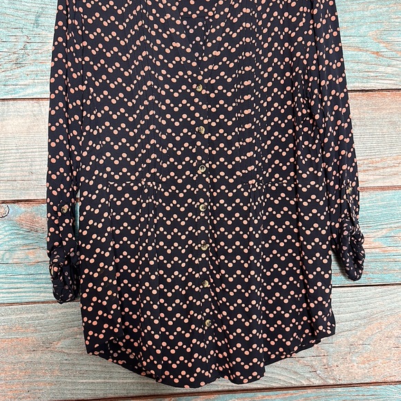 Anthropologie Maeve Button Up Shirt Medium Soft Blue - Picture 4 of 6